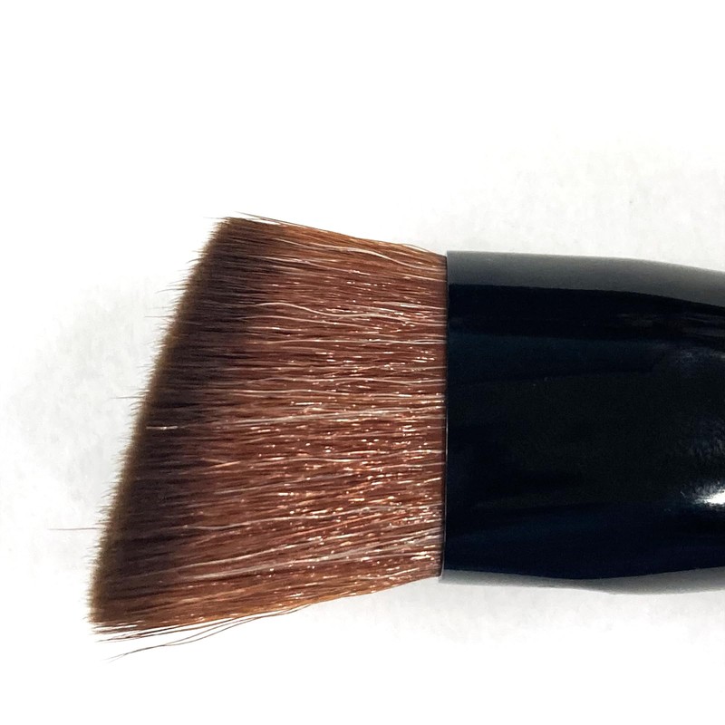 Shimada Seishindo LQ-04 Makeup Brush, Foundation Brush, Large, Angled Flat