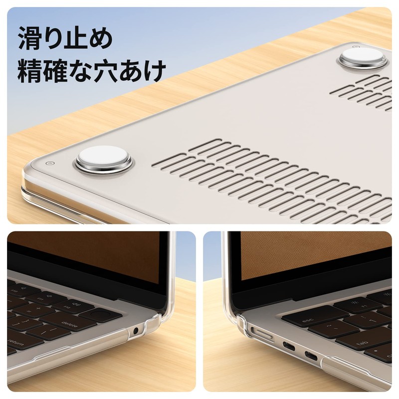NIMASO NNC22H555 Case [Compatible with 2022] MacBook Air 13.6 Compatible
