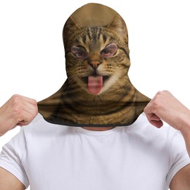 Kiyrnie Balaclava Face Mask Men Women 2 Hole Thin Full Mask Skull Motorcycle Cycling Raves