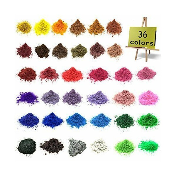 Mica Powder–Epoxy Resin Dye–Soap Dye Soap Colorant for Bath Bomb Dye Colorant...