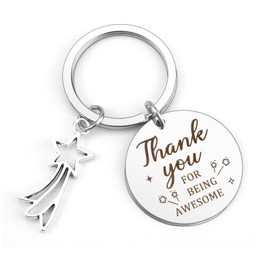 KutfxuiMR Thank You Gifts, Thank You for Helping Me Grow Teacher Keychain Thankful Thanksgiving Christmas Gifts for Women Men