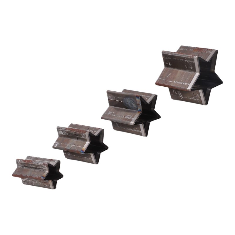4 Pcs Leather Cutting Dies, Star Shape Alloy Steel Hollow