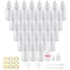 Apstaqeoo 30Pcs, 5Ml Plastic Dropper Bottles, Empty Squeezable Eye Liquid