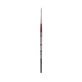 KINGART Premium Equinox 747S-1 Script Liner Series Watercolor Artist Brushes, Synthetic Squirrel Hair, Short Handle, Size 1