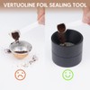 Aluminum Foil Seals Kit to Reuse Coffee Capsules Compatible with