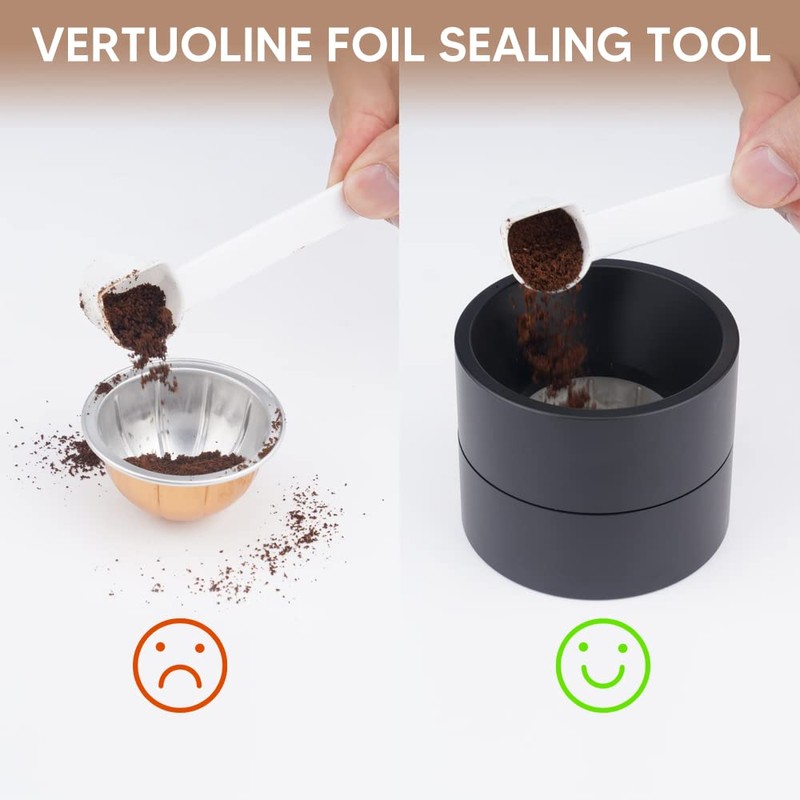 Aluminum Foil Seals Kit to Reuse Coffee Capsules Compatible with