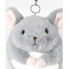 Bleu Bleuet Chinchilla Chinchilla Keychain, brown (light brown), S