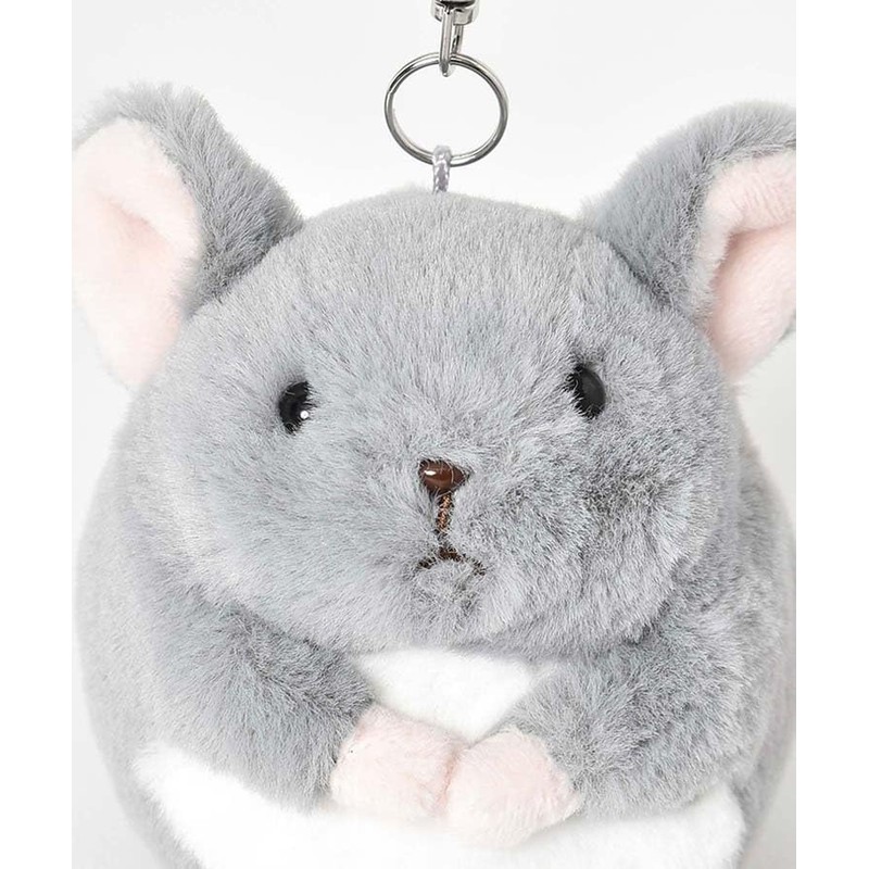 Bleu Bleuet Chinchilla Chinchilla Keychain, brown (light brown), S