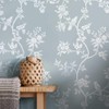 Avian Chinoiserie Wall Mural Stencil - Floral Stencils for Walls