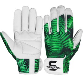 SAWANS Gardening Assembly Gloves Short Sleeve Work Gloves Men Women Thorn Resistant Cut Rose Plants, Building Gardens (Medium, Short)