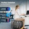 Yes4All Exercise Office, 400lbs Capacity Anti-Burst Yoga Weight Self-Standing Sitting