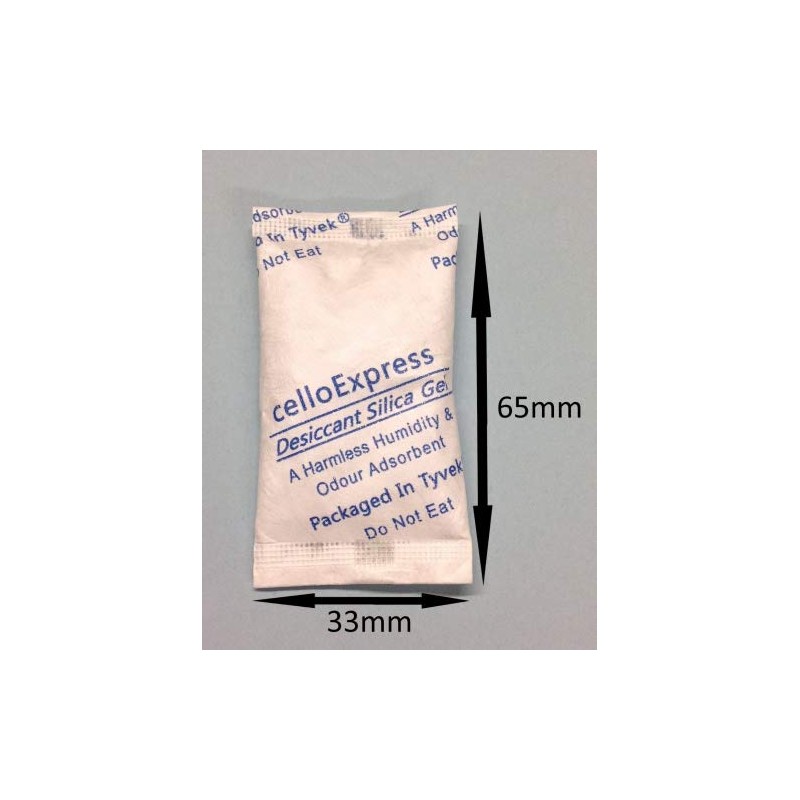 celloexpress Silica Gel Pouches - Pack of 10-5g Silica Gel