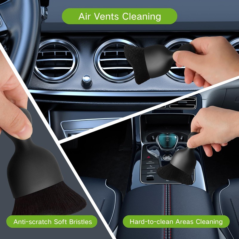 Qydipclin 10pcs Windshield Cleaner Tool, Car Window Cleaning Wash Kit