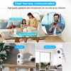 ENSTER Onvif Indoor Surveillance Camera WiFi with 2K Double Lens,