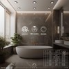 JULLISON 10 Packs 4 Inch Black LED Low Profile Recessed