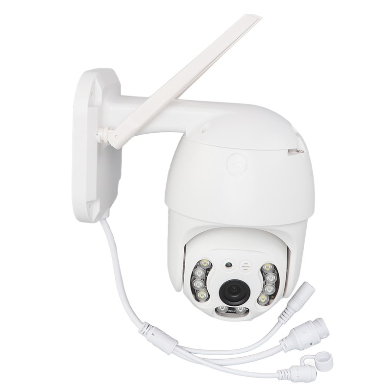 Wireless Webcam Dual Light 3MP IP66 360 Degree Rotation Wall