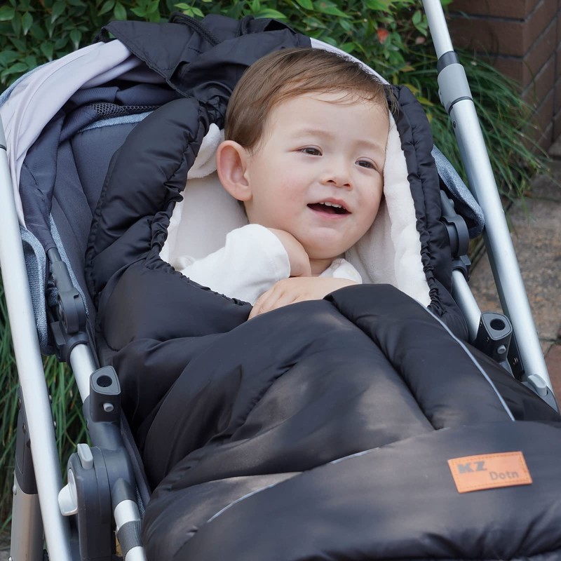 KZ Dotnz Winter Warm Stroller Footmuff, Waterproof Baby Bunting Bag