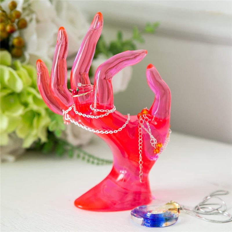 Maxsirui Hand Form Ring Holder Jewelry Display Organization Rack Bracelet