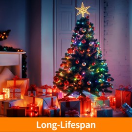 CHYSUPER G40 LED Christmas Light Bulbs, Clear Multicolor Replacement Bulbs for Outdoor String Lights, Globe Light Bulbs fit Patio Backyard Porch Decor, E12 Candelabra Base Colorful G40 Bulbs-15 Pack