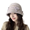 Karsaer G0169 Women's Hat, Hat, Fluffy, Warm, Autumn, Winter, Border,