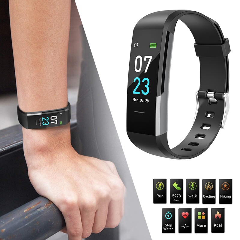 T10 Silicone Watchband Touching Control Smart Bracelet Intelligent Heart Rate