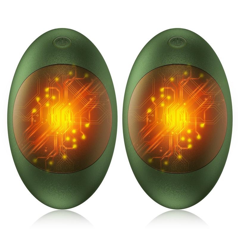 Pocket Size Avocado Shape Hand Warmers Rechargeable 2 Pack -