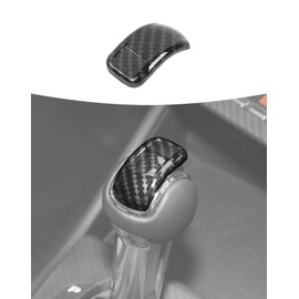 Summleaf Carbon Fiber Gear Shift Knob Shifter Cover Fit for Ford Mustang at 2024 2025,Interior Accessories
