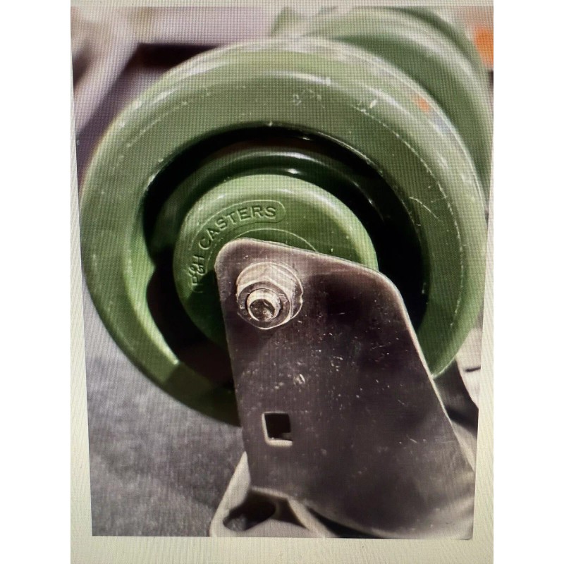 P&H Casters 4 In. x 1.5 In. High Temp Bakery