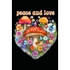 Peace Mushrooms: Lined Notebook