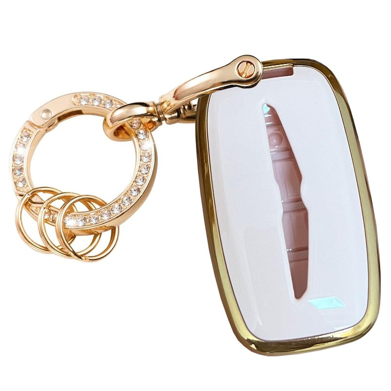 WENHENI for Chrysler Key Fob Cover with Keychain Fit for