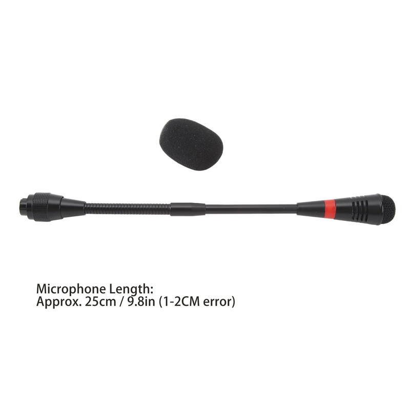 Plyisty 25cm Clear Sound Gooseneck Microphone for Conference Rooms