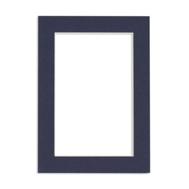 16x20 Mat for 20x24 Frame - Precut Mat Board Acid-Free Navy 16x20 Photo Matte Made to Fit a 20x24 Picture Frame, Premium Matboard for Family Photos, Show Kits, Art, Picture Framing, Pack of 1 Mat