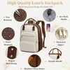 15.6 Inch Laptop Backpack, Lunch Backpack for Women, Water Resistant