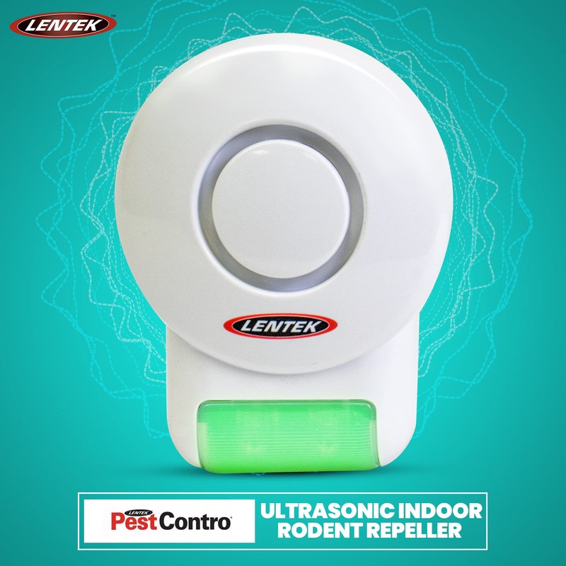 PestContro Ultrasonic Pest Repeller for Squirrel Mice Lizard Bug Mosquito