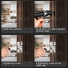 2pair (4pcs) of 1-3/4'' Hidden Hinges Stainless Steel Invisible Door