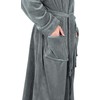 NY Threads Shawl Collar Dressing Gown for Men, Cuddly Soft,