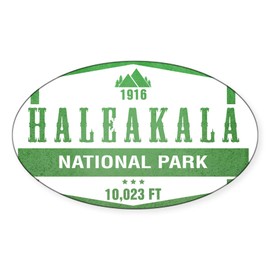 CafePress Haleakala National Park, Hawaii Sticker Oval Car Bumper Sticker