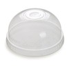 Restaurantware LIDS ONLY: 100-CT Disposable Clear Dome Lids for Basic