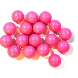 Pink Gumballs - 2 lbs of 1" Tutti Frutti Gumballs in Resealable Bag to Ensure Freshness. Perfect for Color Themed Parties or It's A Girl Announcements