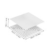 KOMBIUDA Air Conditioner Ceiling Deflector Square Air Vent Baffle for