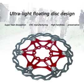 Newgoal 160mm 180mm Bicycle Disc Brake Rotor Bike Disc Brake Sets with 6 Bolts Fit for Road Bike,Mountain Bike,MTB,BMX（Aluminum Alloy and Stainless Steel）