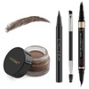 LAVONE Eyebrow Kit, with 2 in 1 Waterproof 4 Tip