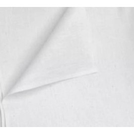 wowfabric4less123 White Cotton Fabric 45” Width Sold By The Yard