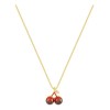 Collar Minimalista Mujer Cadena Delaga Dije Cereza Yan Xi