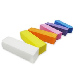 Beavorty 10pcs Nail Buffer Sponge Blocks Nail Sanding Tools for Manicure Pedicure Random Colors for Home and