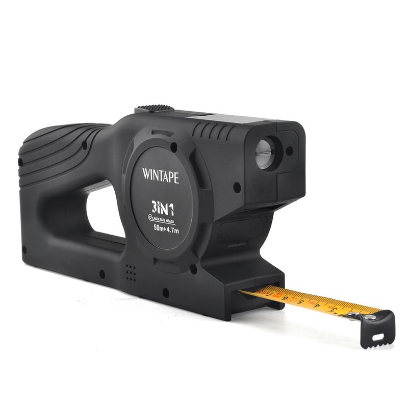 WIN TAPE 3-in-1 Digital Tape Measure, 164Ft Laser Measurement Tool,