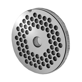 INOX Perforated Disc Size 10 & 12-5.0 mm Bore for Meat Mincer Reber Type N.12EL9501 N, Alexanderwerk, Bartscher FW80,12SQO