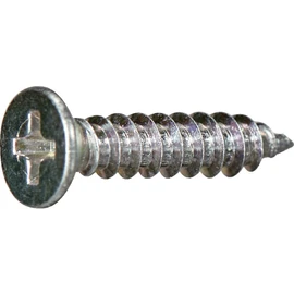 Trusco Y840-0308 Countersunk Head Tapping Screws, 1 Type A, Trivalent White, M3 x 8, Pack of 20
