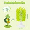 2pcs Turtle Brush with Suction Cup, Tortoise Shell Cleaning Scrub,