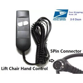 Replacement for Okin Okin Standard Lift Chair  Power recliner Two Button Hand Control 5pins connector